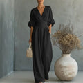 Rita| Jumpsuit Casual Decote em V