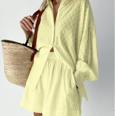 MAUD | CONJUNTO DE CAMISA E CALÇÕES CHIQUE